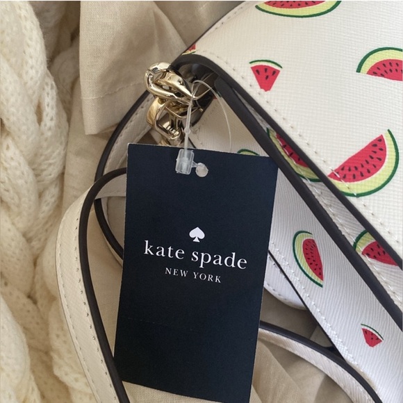 KATE SPADE NEW YORK Watermelon Convertible Crossbody Bag NWT & dust bag - Picture 11 of 17